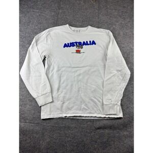 NOAH‎ Men's Size M Australia Koala Long Sleeve Crewneck Graphic T-Shirt SEE